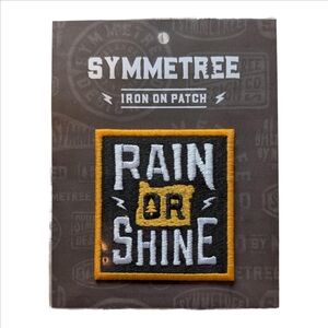 Symmetree Rain or Shine Iron-On Patch